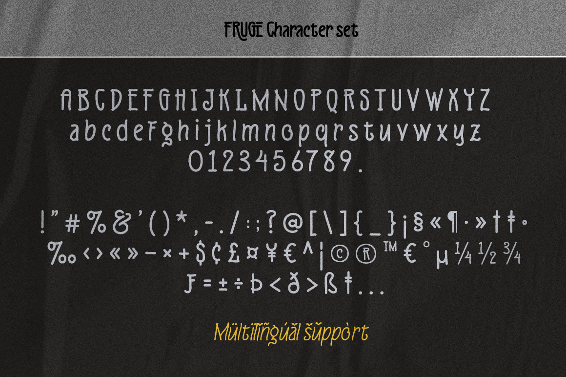 Fruge Family Font