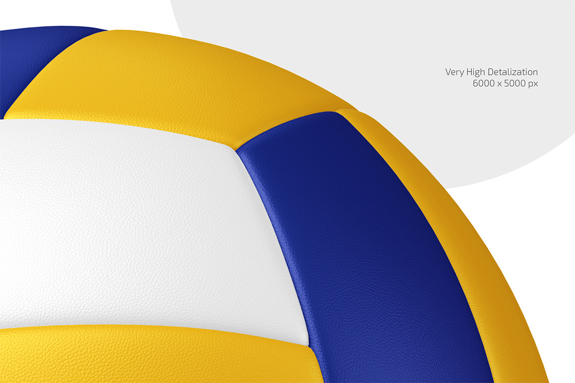 Volleyball Ball Mockup Set Volleyball Ball Mockup Set