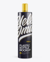 Glossy Plastic Bottle Mockup