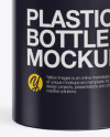 Glossy Plastic Bottle Mockup