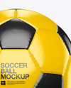 Glossy Soccer Ball Mockup