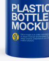 Matte Plastic Bottle Mockup