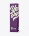 Box Mockup - Half Side View