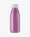 Clear Bottle with Berries Smoothie Mockup