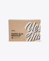 Kraft Paper Box Mockup (High-Angle Shot)