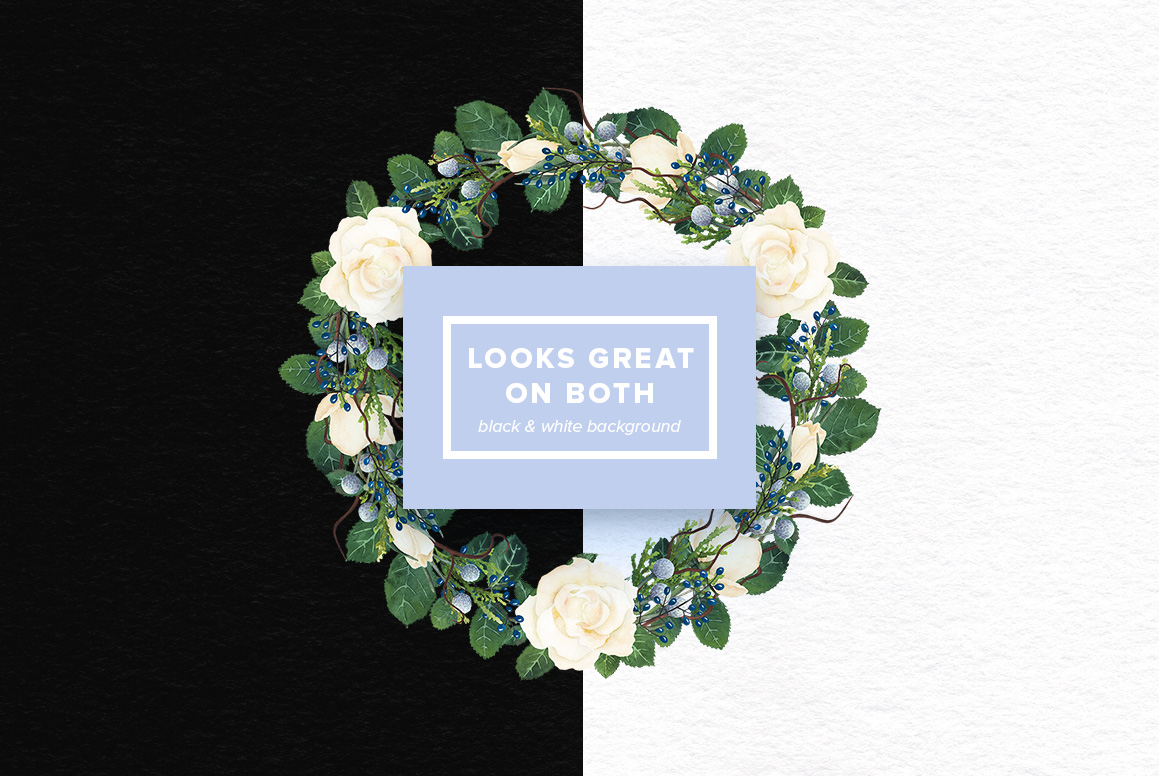 Watercolor Roses Set Watercolor Roses Set