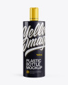 Glossy Plastic Bottle Mockup