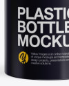 Glossy Plastic Bottle Mockup