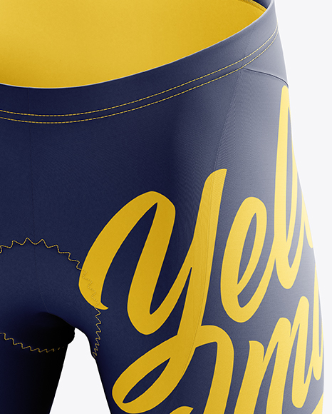 Men’s Cycling Shorts v3 mockup (Half Side View)