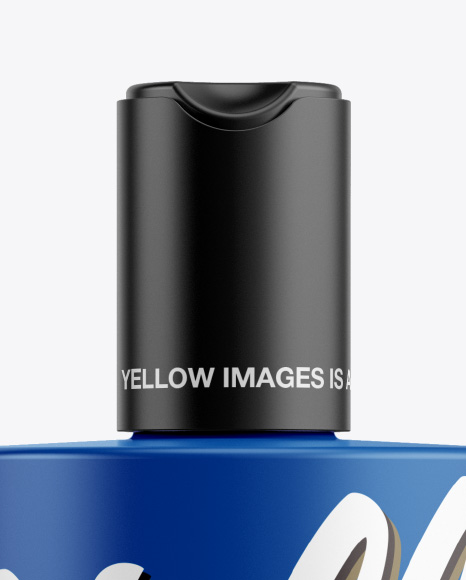 Matte Plastic Bottle Mockup