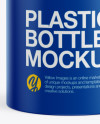 Matte Plastic Bottle Mockup