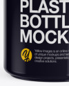 Glossy Plastic Bottle Mockup