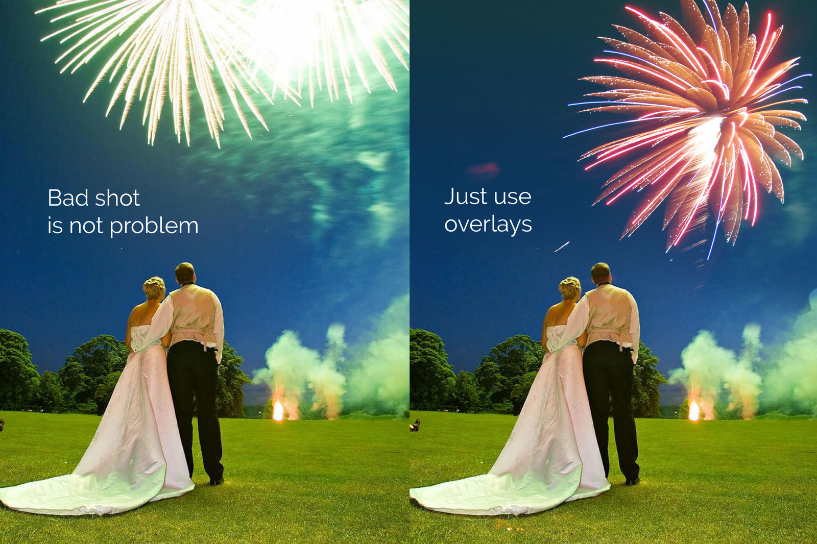 21 Firework Photo Overlays