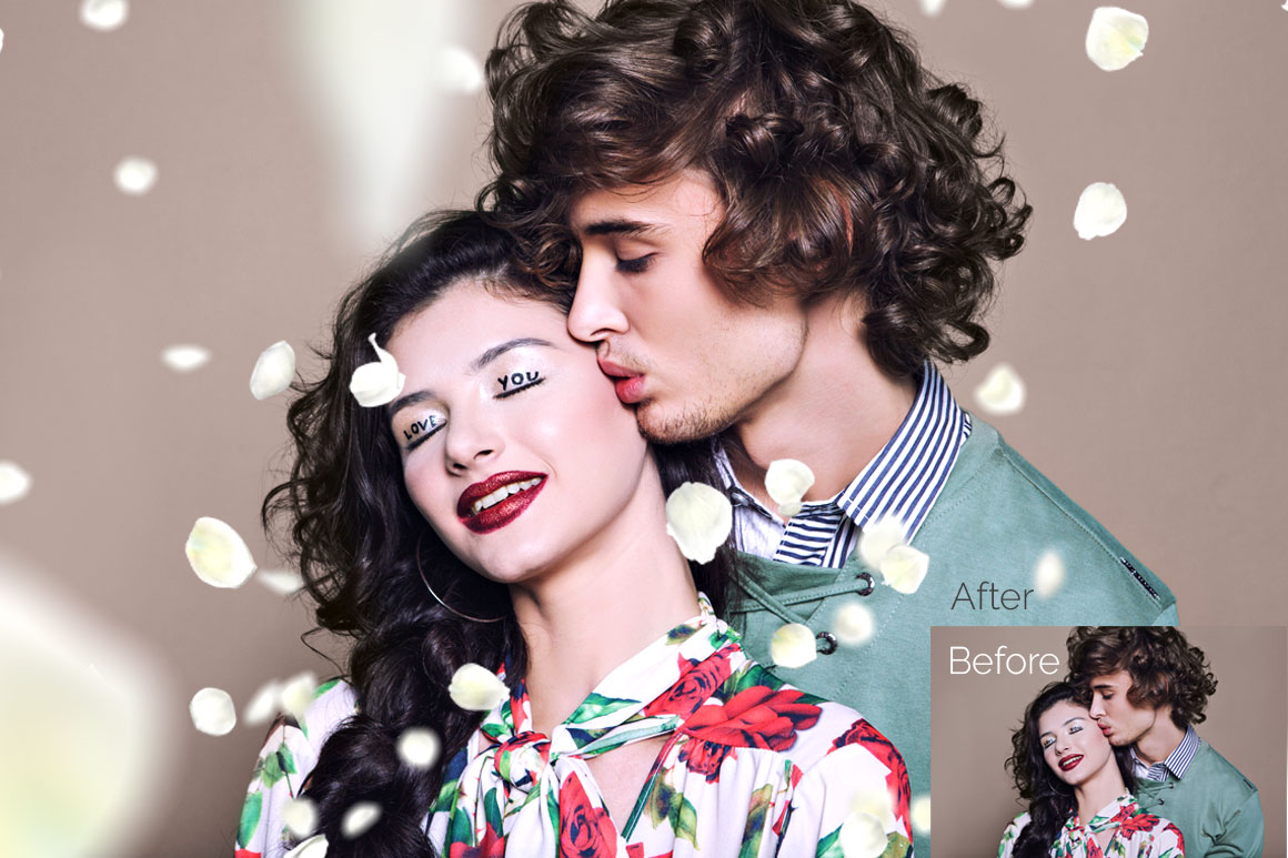 21 Rose Petal Photo Overlays 21 Rose Petal Photo Overlays