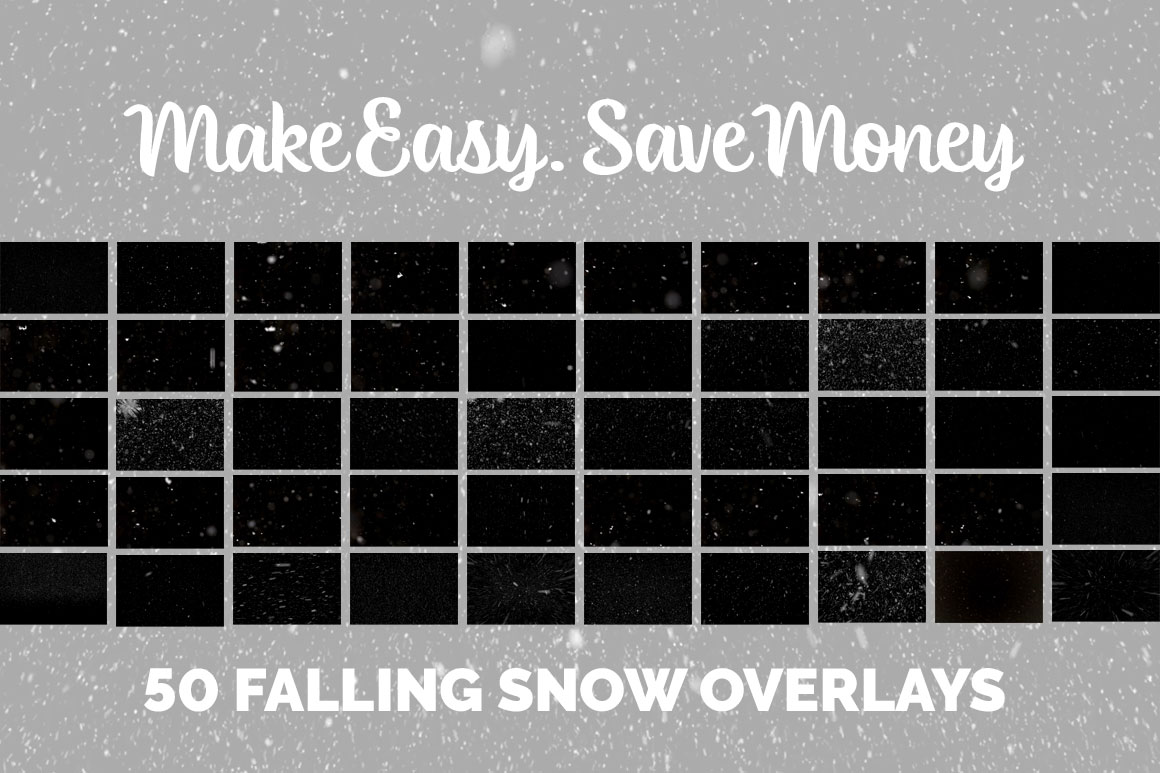 50 Falling Snow Photo Overlays 50 Falling Snow Photo Overlays