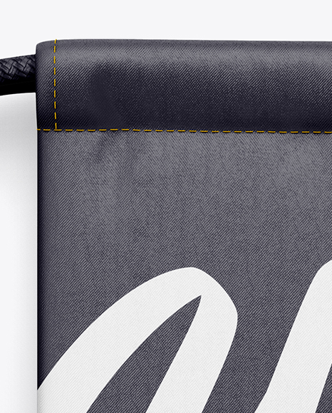 Gym Sack Mockup - Back View