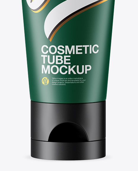 Matte Cosmetic Tube Mockup