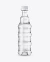 Clear Plastic Bottle with Shrink Sleeve Mockup