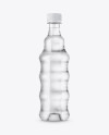 Clear Plastic Bottle with Shrink Sleeve Mockup