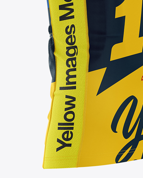 Men’s Cycling Jersey mockup (Right Half Side View)