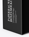 Glossy Paper Bag With Boxes Mockup - Half Side View