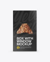 Box with Window Mockup - Front & Back Views