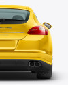 Porsche Panamera Mockup - Back View