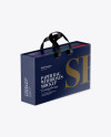 Matte Paper Bag With Boxes Mockup - Half Side View