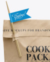 Kraft Cookie Package Mockup