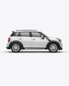 Mini Cooper Countryman Mockup Right Side View