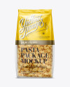 Pipe Rigate Pasta Bag Mockup