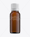 15ml Amber Glass Essential Oil Bottle Mockup