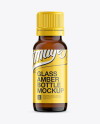 15ml Amber Glass Essential Oil Bottle Mockup