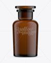 Dark Glass Reagent Bottle Mockup