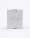 Soup Cup in Paperboard Box Mockup / Side View (Eye-Level Shot) - Free