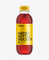 500ml PET Bottle w/ Dragonfruit Energy Water Mockup - Free Download