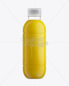 500ml Orange Juice Bottle Mockup