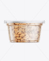 200g Plastic Cup W/ Peanuts Mockup