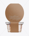 200g Plastic Cup in Kraft Wrap W/ Mixed Nuts Mockup