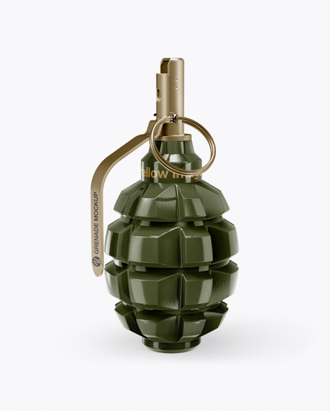 F1 Grenade Mockup