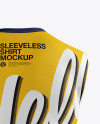 Sleeveless Shirt Mockup - Back View