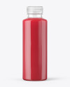 Red Drink Bottle Mockup