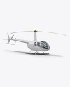 Helicopter Mockup - Half Side View
