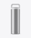 Metallic Thermos Mockup