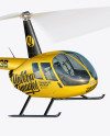 Flying Helicopter Mockup