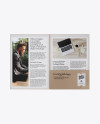 Kraft Folder with Papers Mockup