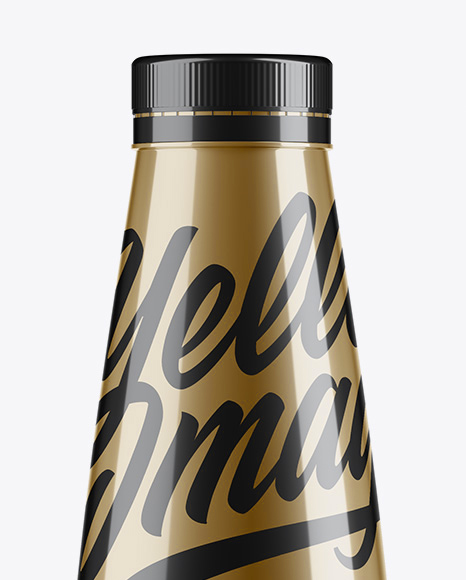 Metallic Plastic Bottle Mockup Metallic Plastic Bottle Mockup
