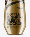 Metallic Plastic Bottle Mockup Metallic Plastic Bottle Mockup