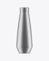 Matte Metallic Plastic Bottle Mockup