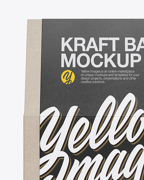 Kraft Paper Box W/ Tea - Front View